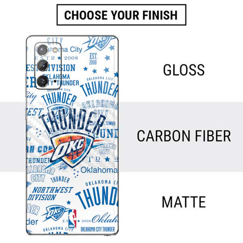 NBA Oklahoma City Thunder Historic Blast Galaxy Note20 5G Skin